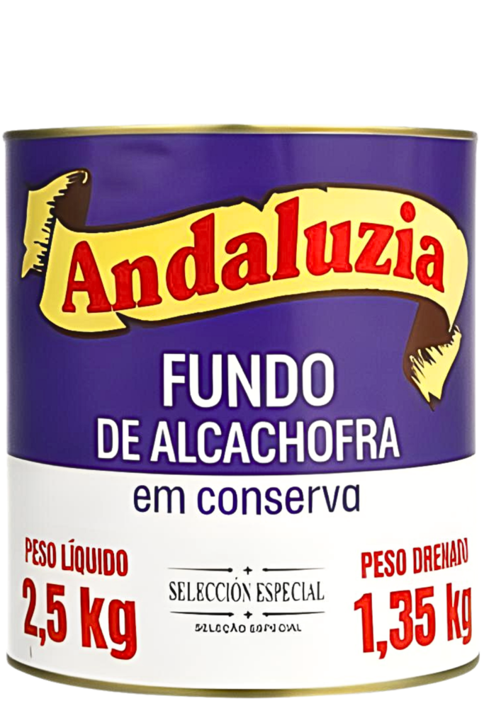 Fundo de alcachofra em conserva 1,350kg