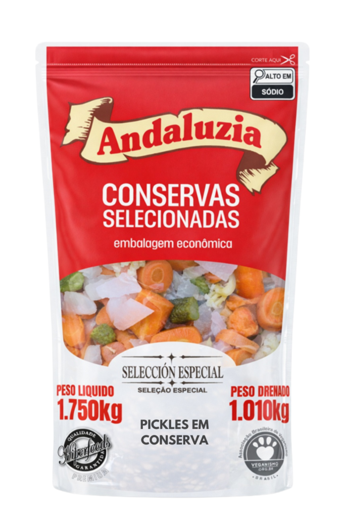 Pickles em conserva 1,010kg