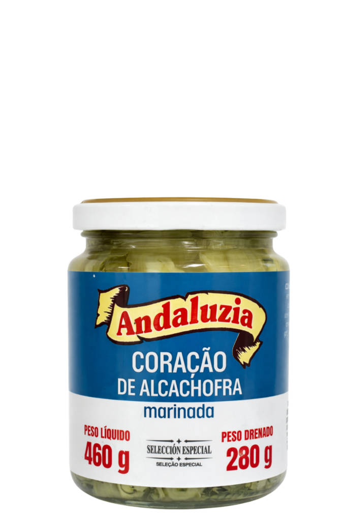 Coração de alcachofra marinado em conserva 280gr