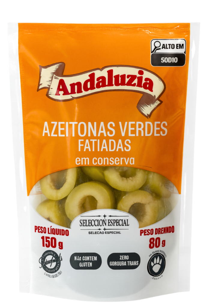 Azeitonas verdes fatiadas 80gr