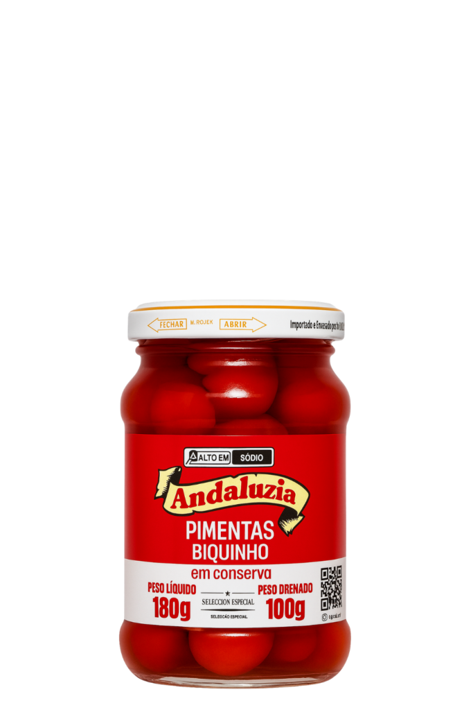 Pimenta biquinho em conserva 100gr