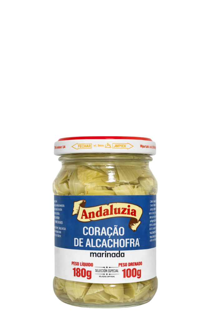 Coração de alcachofra marinado em conserva 100gr