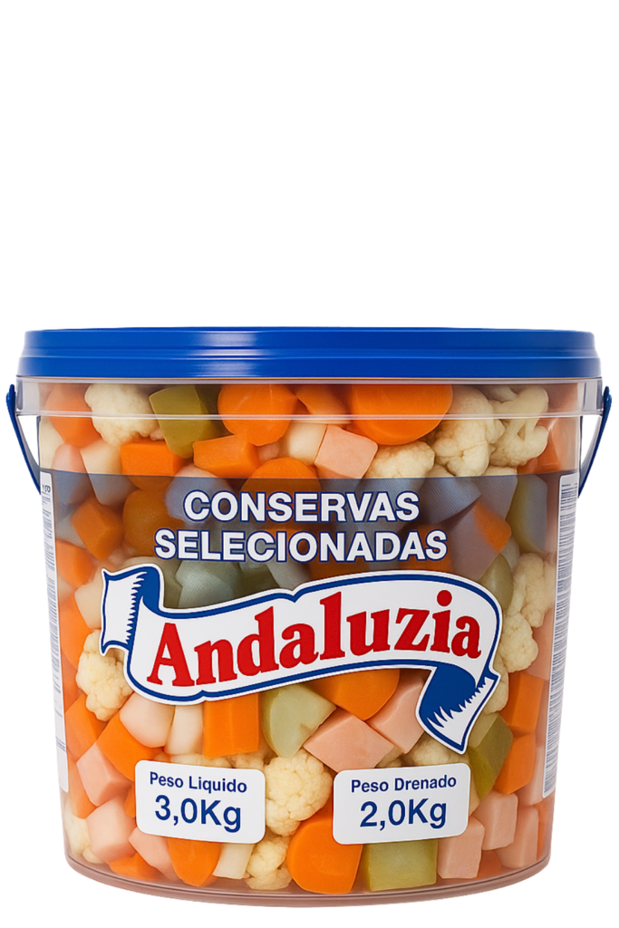 Pickles em conserva 2,000kg