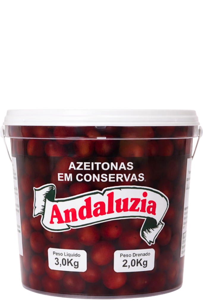 Azeitonas pretas com caroço 2,000kg