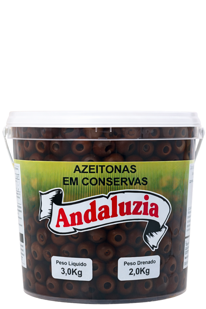 Azeitonas pretas sem caroço 2,000kg