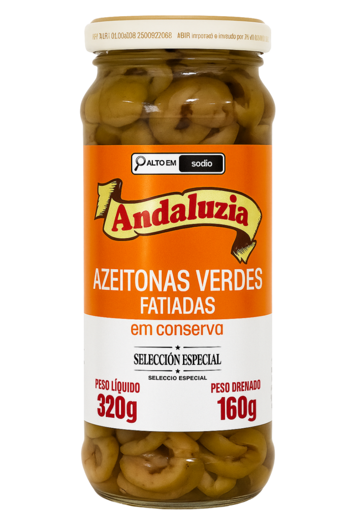 Azeitonas verdes fatiadas 160gr