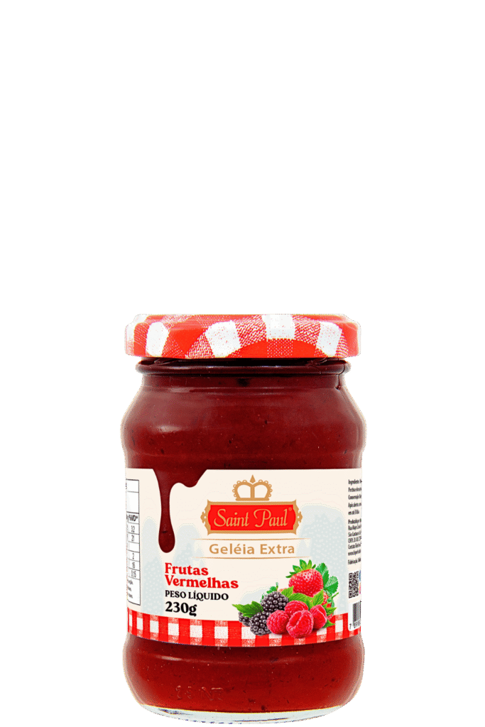 Geleia de frutas vermelhas 230gr