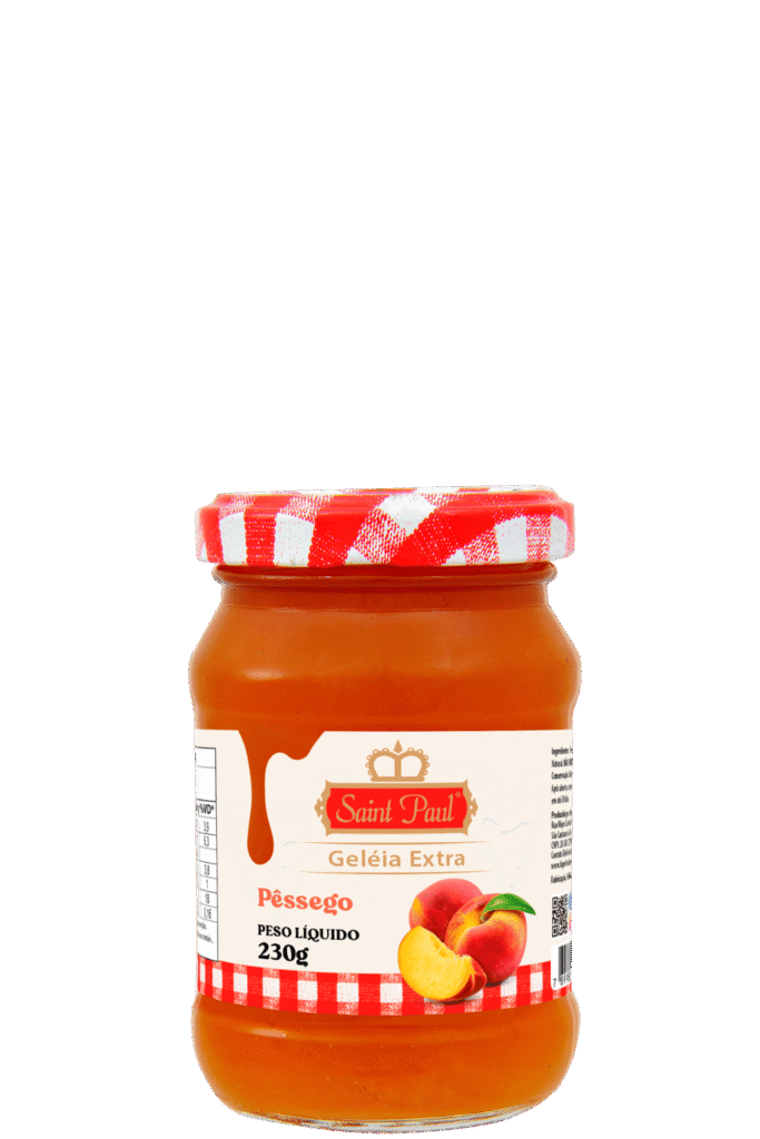 Geleia de pessego 230gr