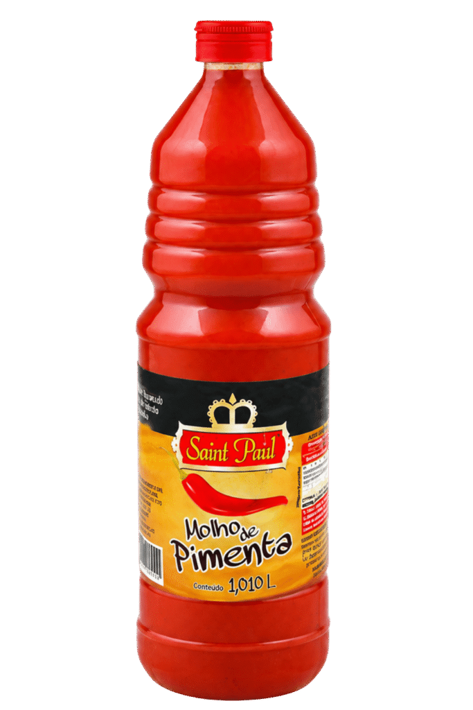 Molho de pimenta vermelha tradicional 1,010ml