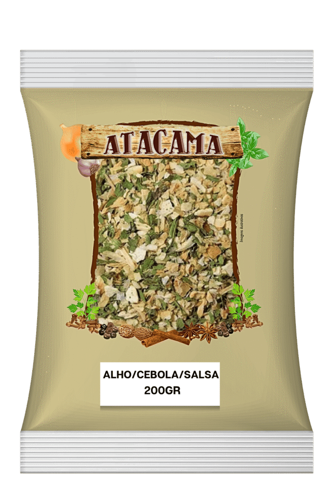 Tempero alho , cebola e salsa 200gr