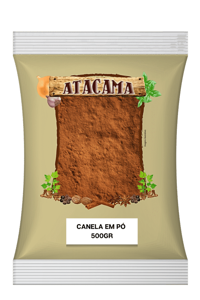 Canela em pó pura 500gr