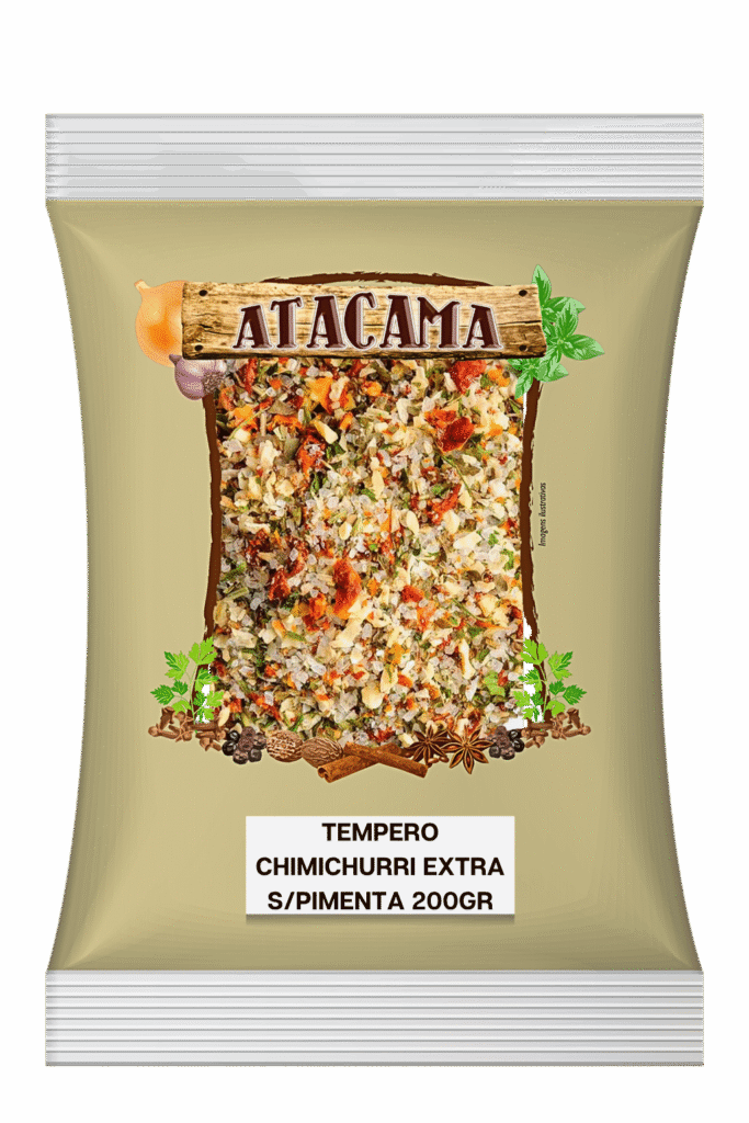 Tempero chimichurri extra sem pimenta 200gr