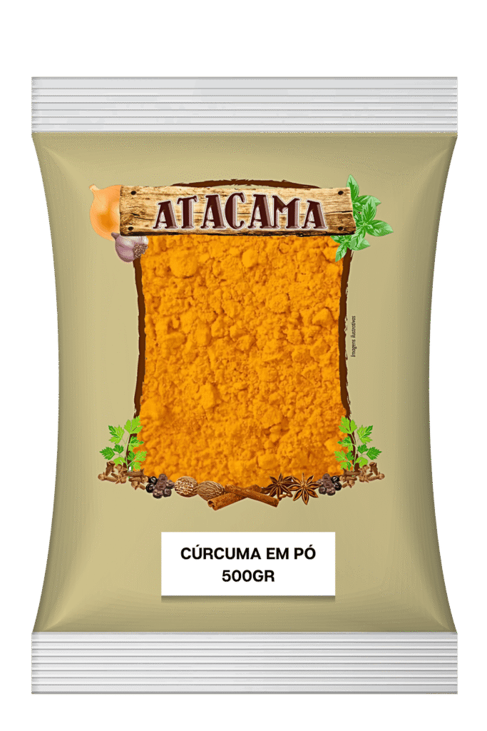 Cúrcuma em pó pura 500gr