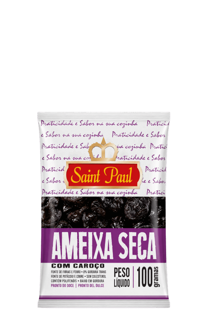 Ameixas pretas secas 100gr