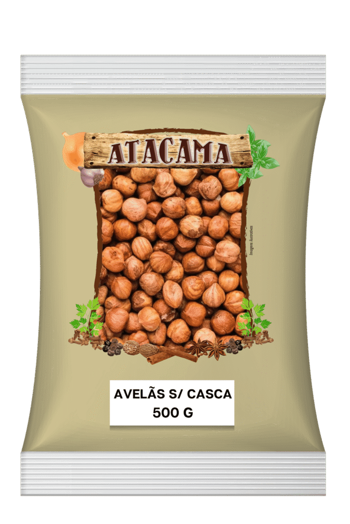 Avelãs sem casca 500gr