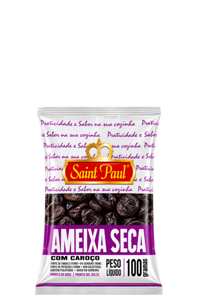 Ameixas pretas secas 100gr